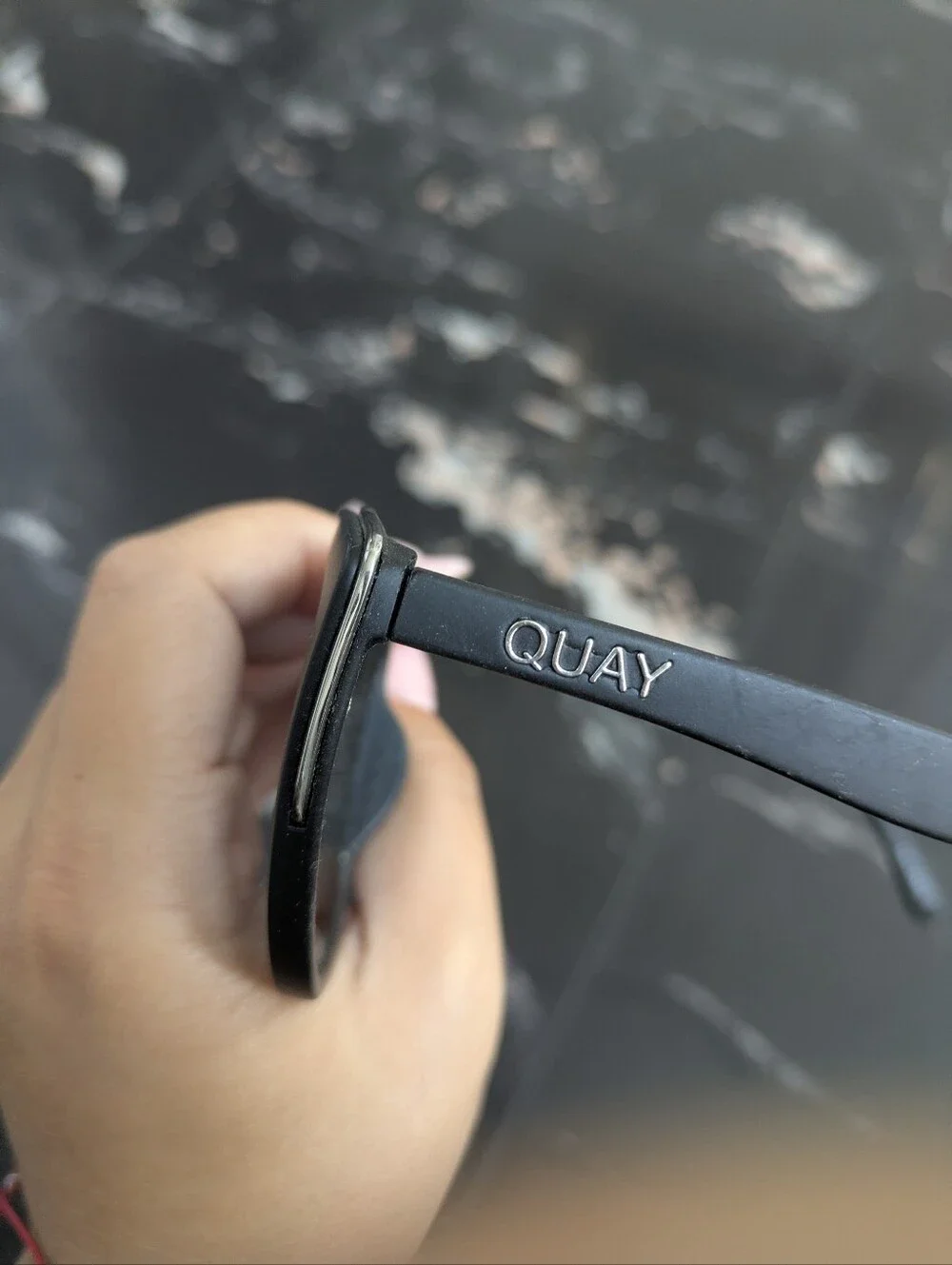 Quay Australia Black Cat Eye Sunglasses